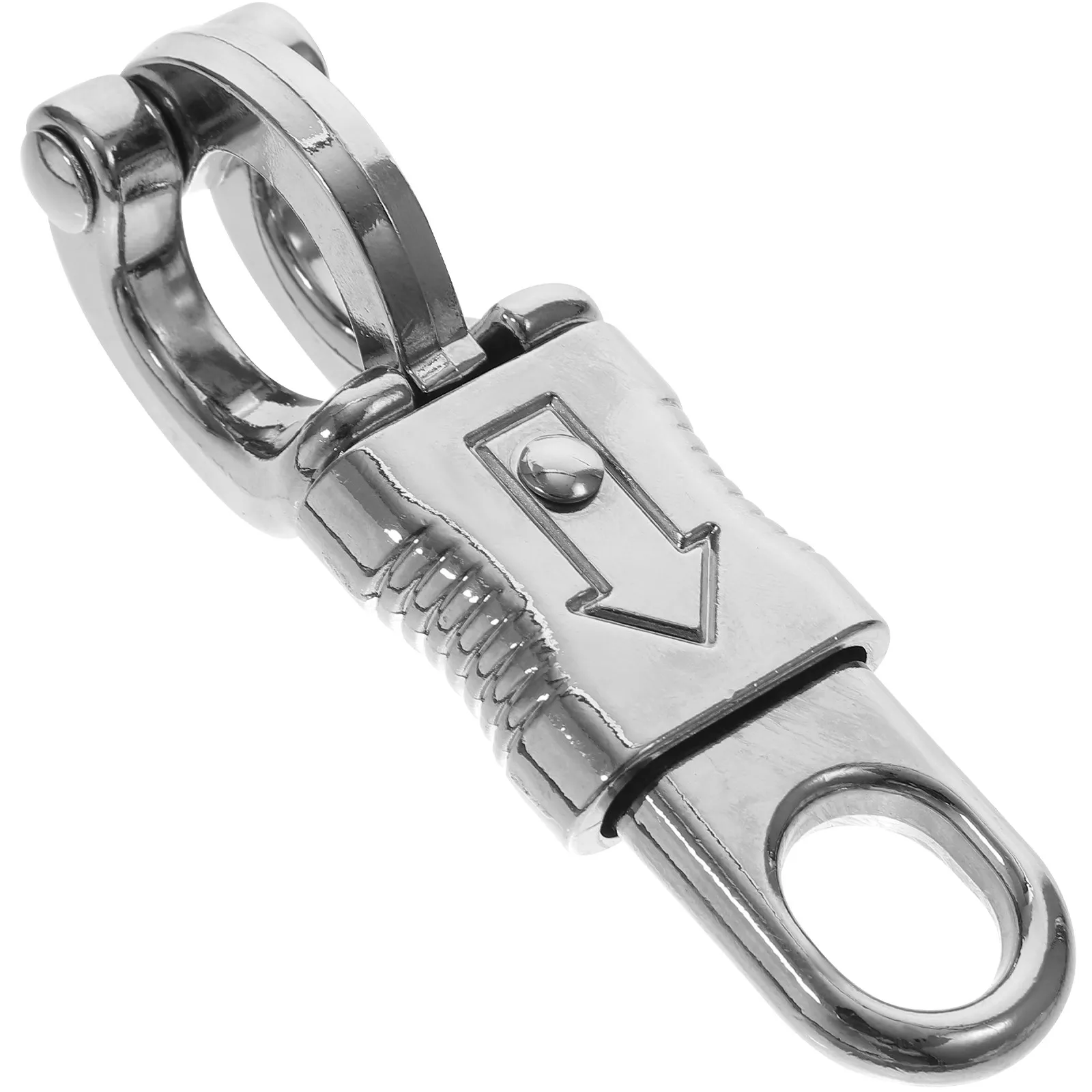 102Mm Professional Quick Release Panic Hook Fixed Eye Snap for Horse Leash Control Equestrian Training Riding Supply Outdoor