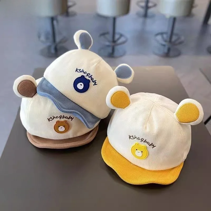 

Adorable Baby Baseball Cap Spring Autumn Soft Brim Sun Protection Hat for Infants And Toddlers Boys Cute Dubill Cap