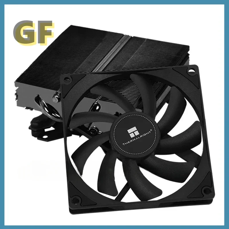 AXP90 X53 X47 X36 FULL BLACK Press down the cpu fan radiator itx small A4 chassis.