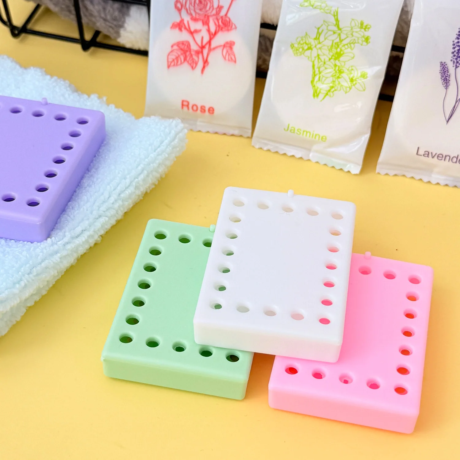 30/1x معطرات الهواء الصلبة طويلة الأمد الروائح العطر أقراص البخور مزيل الروائح للمنزل خزانة الحمام المرحاض سيارة #5