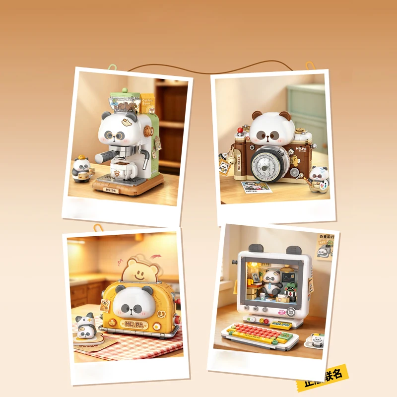 LOZ Retro Home Appliance Toys Series: Coffee Machine, Camera, MOC Building Blocks Desktop Ornament, Assembly Toys, Birthday Gift view 6