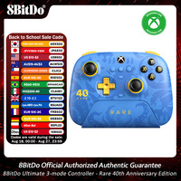 8BitDo Ultimate-3-Mode Controller RARE 40th for Xbox Series X|S & Xbox One, Apple, Windows PC With Hall Effect Joysticks