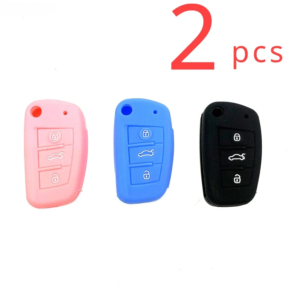 2pcs for Jianghuai Refine S2 Car Key Sets of Car Key Cases of The New Three-button Folding Silicone Free Shipping