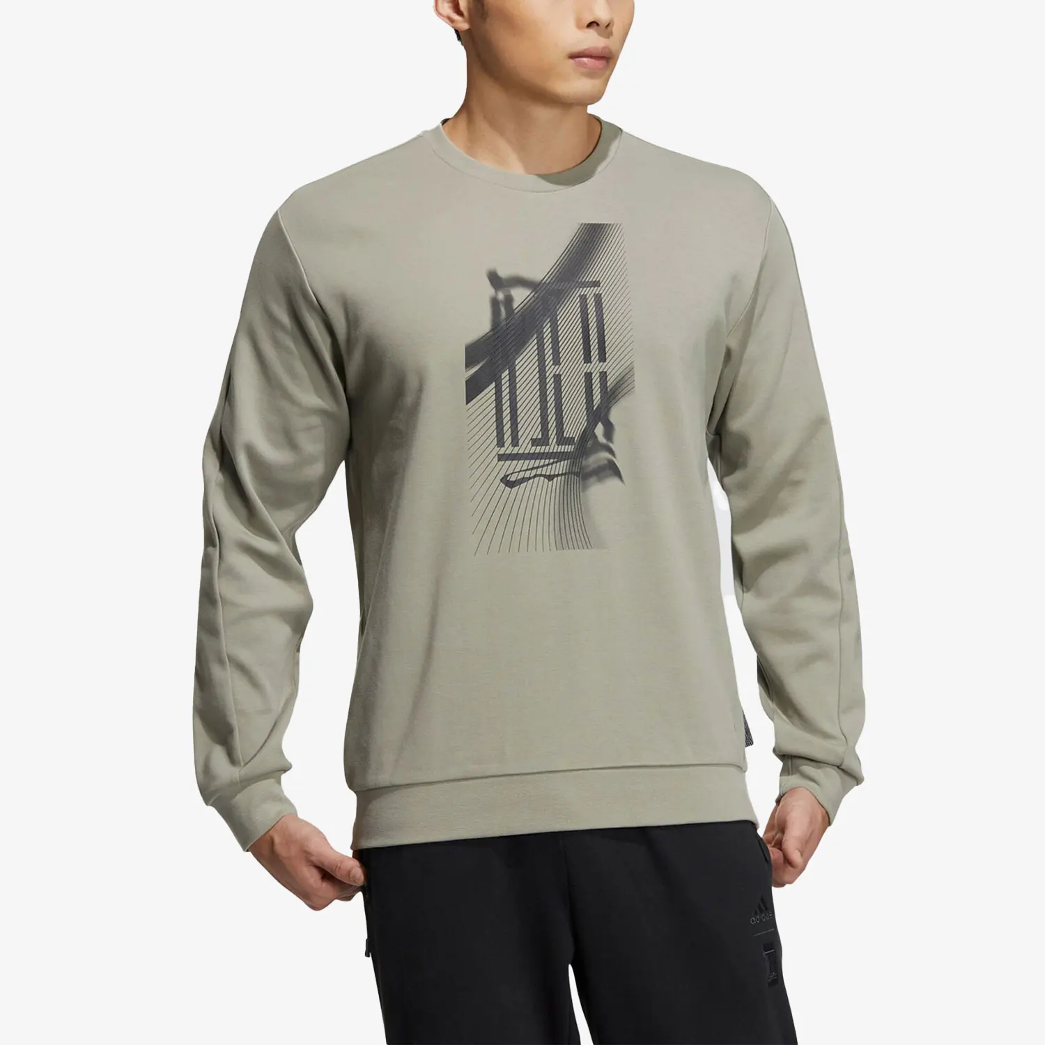 

Adidas genuine Spring New Men's Casual Loose Hooded Sweatshirt IA8186