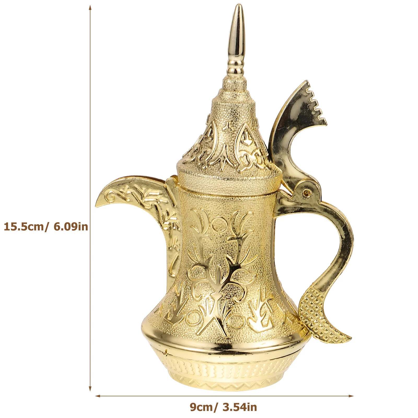 5-teilige Geschenkboxen, Süßigkeitentüte, Lampe, Hochzeitsdekoration, schicke Snacks, goldener Kunststoff – Detail 3
