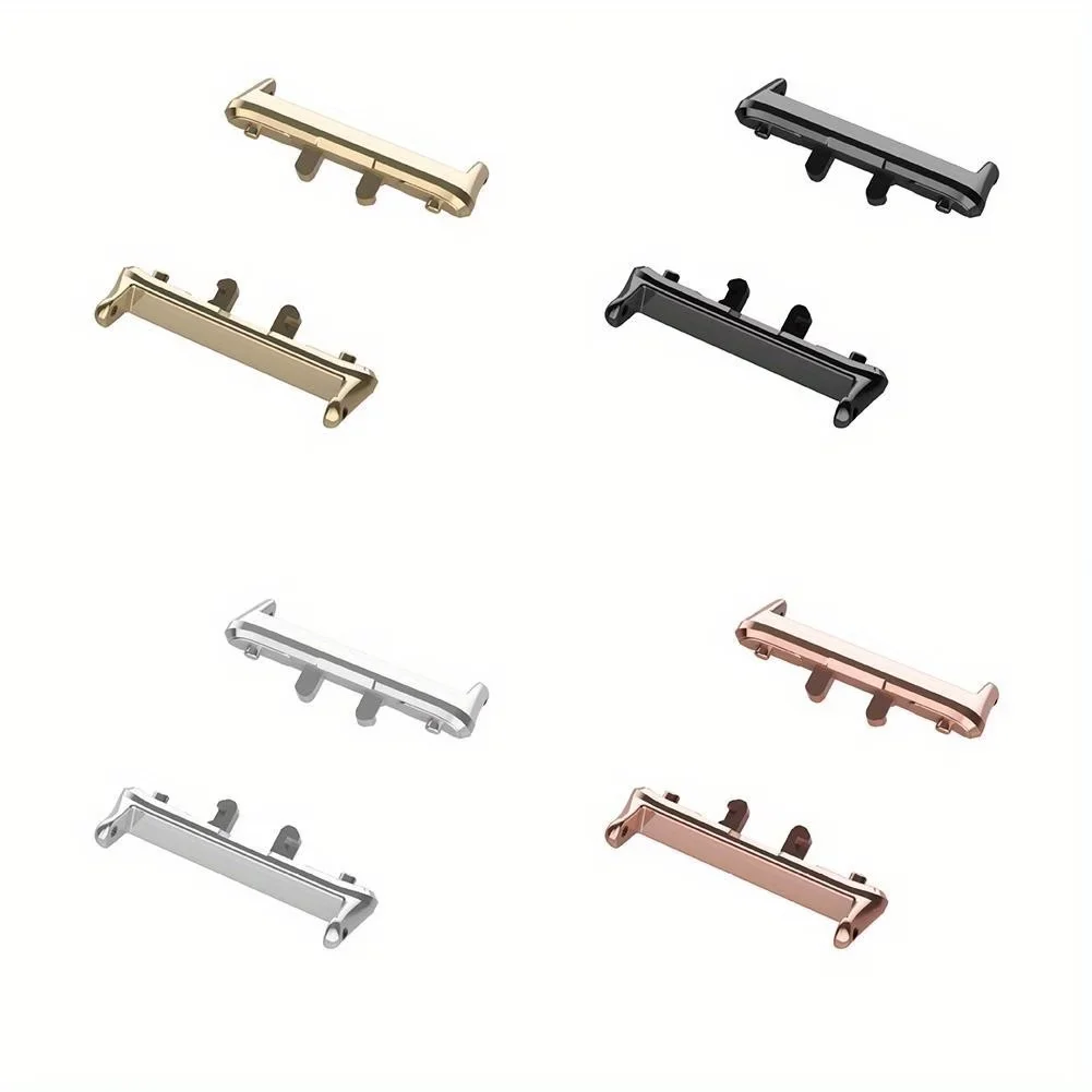 1Pair Adapter For Samsung Galaxy Fit 3 20mm Connector Strap Watchband Bracelet zinc alloy Steel Accessories Fit 3 20mm Width