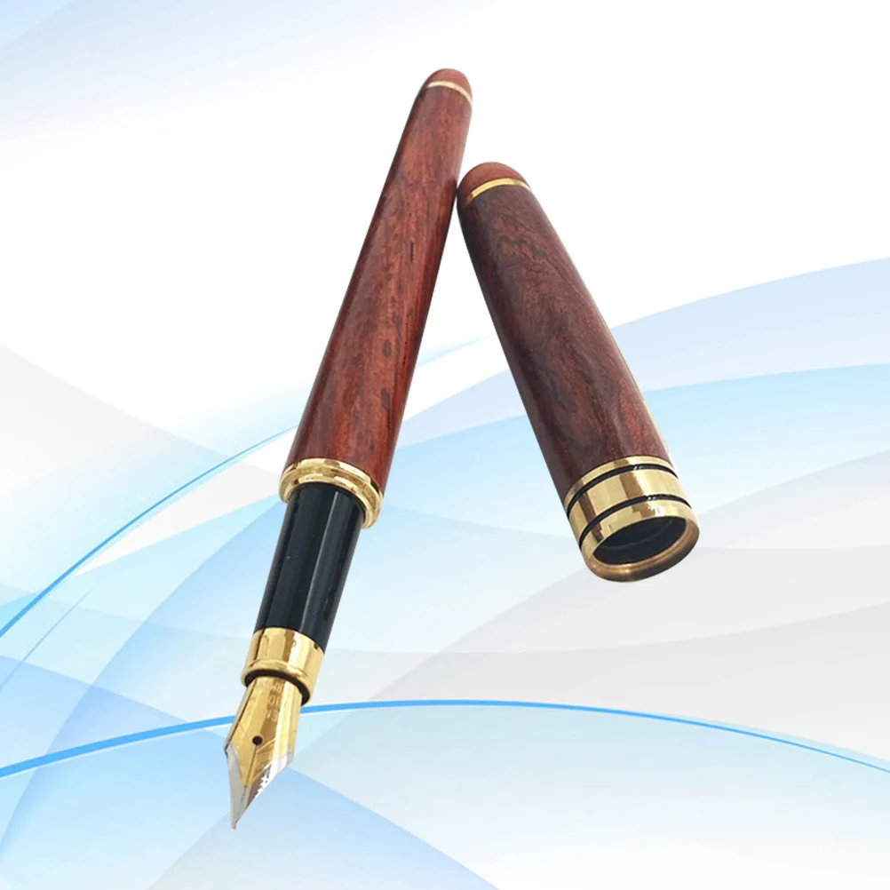 

Wooden Fountain Pen Premium Writing Instrument For Office School Stationery Gift Elegant Pens Birthday Christmas