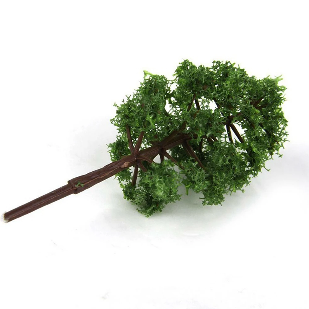 20Pcs 3.5/5/7/9cm Model Trees Micro Landscape Decor HO Scale Architectural Model Train Layout Mini Tree Building Kit DIY Toys