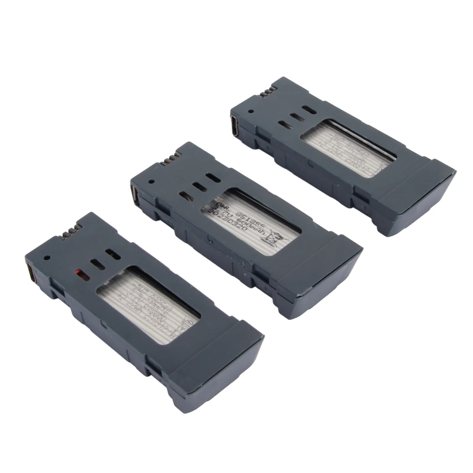 UAV Lithium Battery Safety Professional High Capacity Lightweight RC Quadcopter Lithium Battery 600mAh for 998PRO for E68