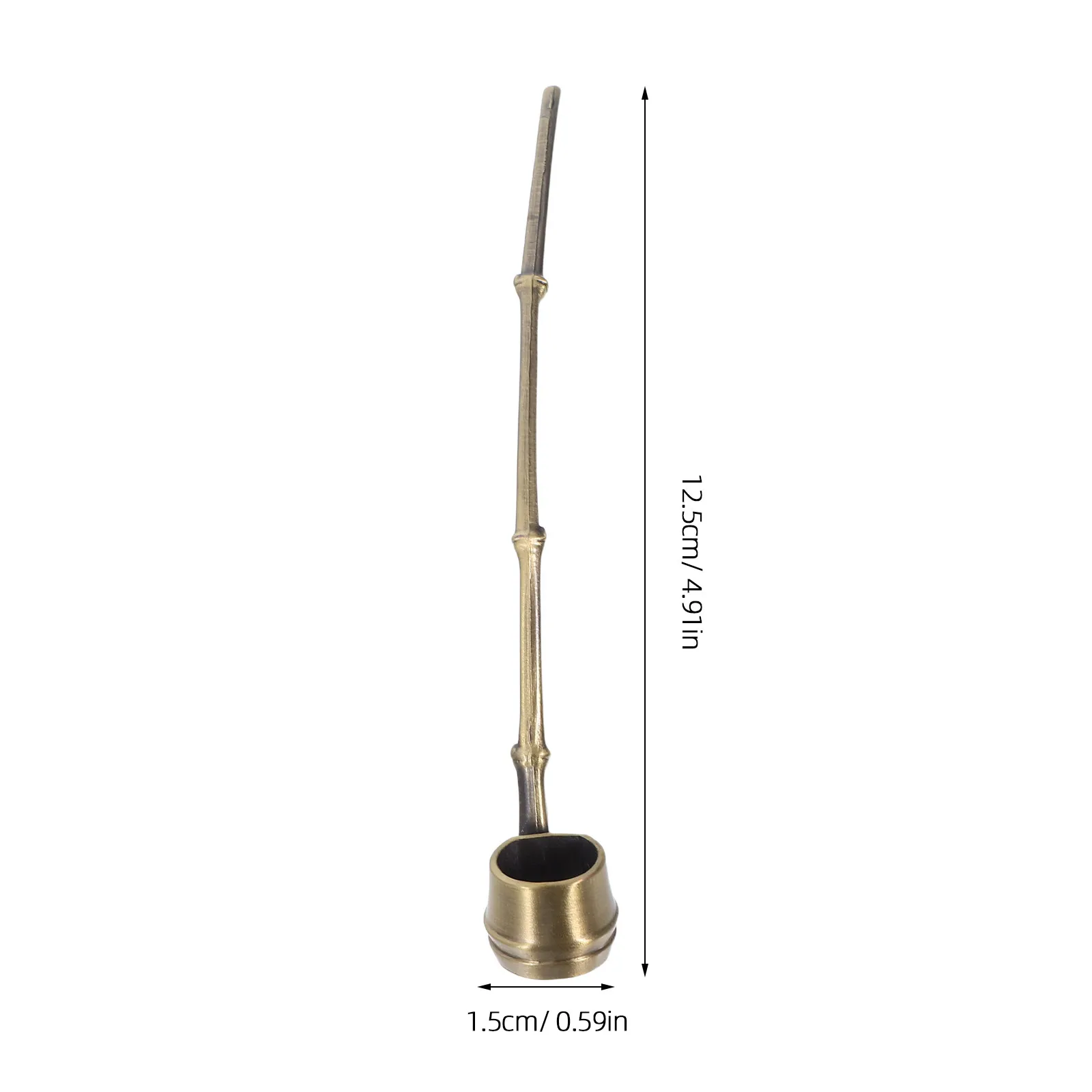 Water Ladle for Calligraphy Copper Alloy Handmade Water Scoop Brush Washer Artistic Ink Stone Tool for Painting Writing Supplies view 6