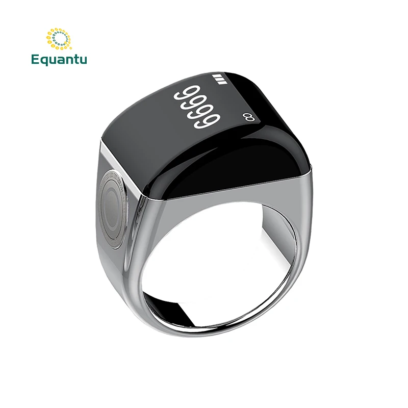 Equantu novo design alcorão qibla conjunto de presente islâmico produtos muçulmanos zikr azan alarme com 5 tempos de oração anel tasbeeh