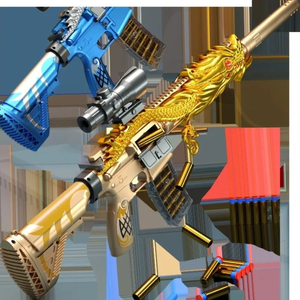 M416 Handleiding Bolt Soft Bullet Toy Gun Kinderen Assault Rifle Model Outdoor Schieten Games voor Kerst Verjaardagscadeau