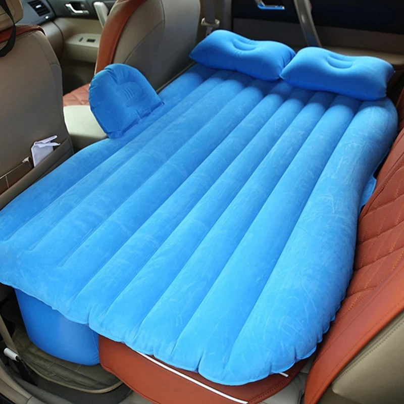 Automotive Car Air Mattress Travel Bed Inflatable Mattress Air Bed Camping Sofa Back Seat Cushion