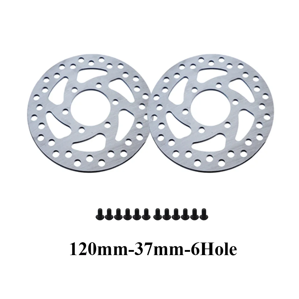 Electric Scooter Cycling Disc Brake Rotor 120mm 3 Hole 6 Hole Brake Rotors with Screws Mounting Hole Spacing 37mm Accessories