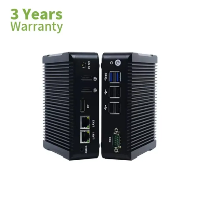 IWILL Fanless Micro PC N3160 Quad Core Dual Nic Barebone Mini Computer with 6USB
