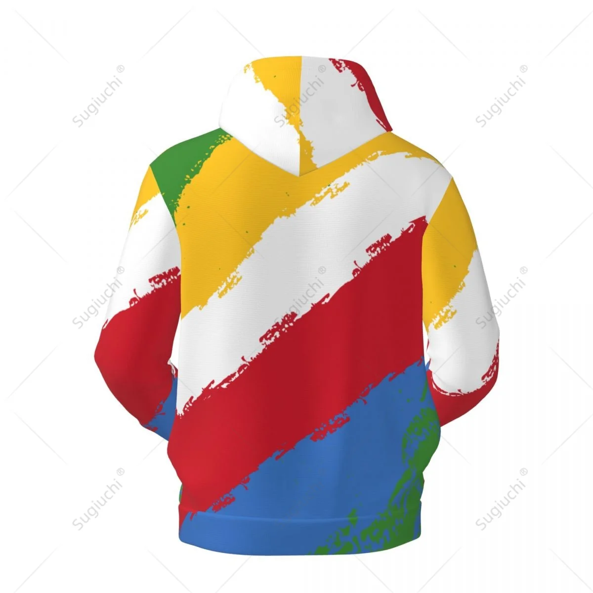 Unisex Comoros Flag Color Hoodie 3D Men Women Harajuku Sweatshirt Pullover Hoodies Polyester Casual