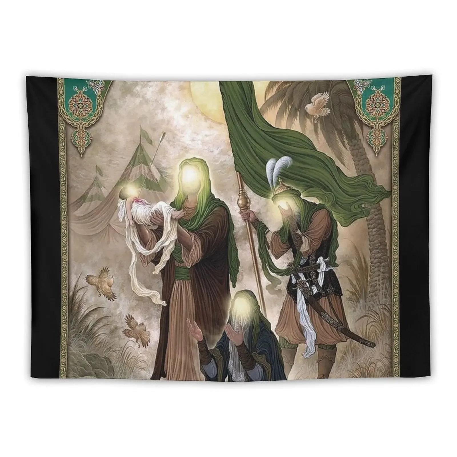 Karbala A Message of Humanity Tapestry Aesthetic Room Decoration Home Decor Aesthetic Decorative Wall Mural Tapestry