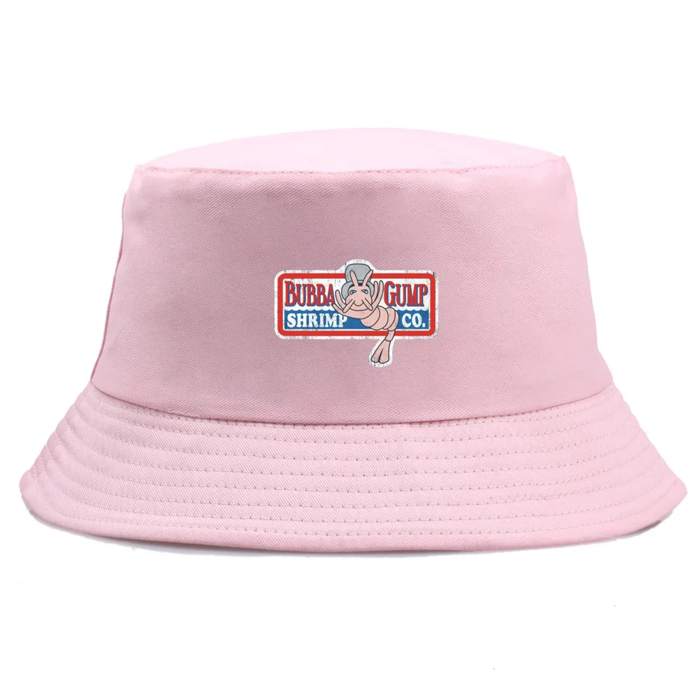 Trend Retro 1994 Bubba Gump Shrimp CO. Bucket Hat Panama Cap Forrest Gump Cosplay Print Hip pop Caps Men and Women Sun Visor Hat - view 4