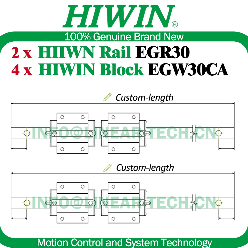 Genuine Hiwin EGR30…
