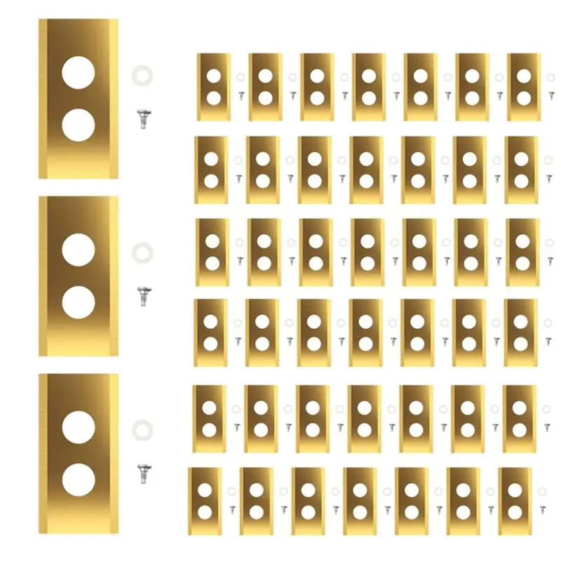 

Сменные лезвия ABVC, 45 шт., для роботов-газонокосилок Mammotion Luba & Yuka всех серий, титановые