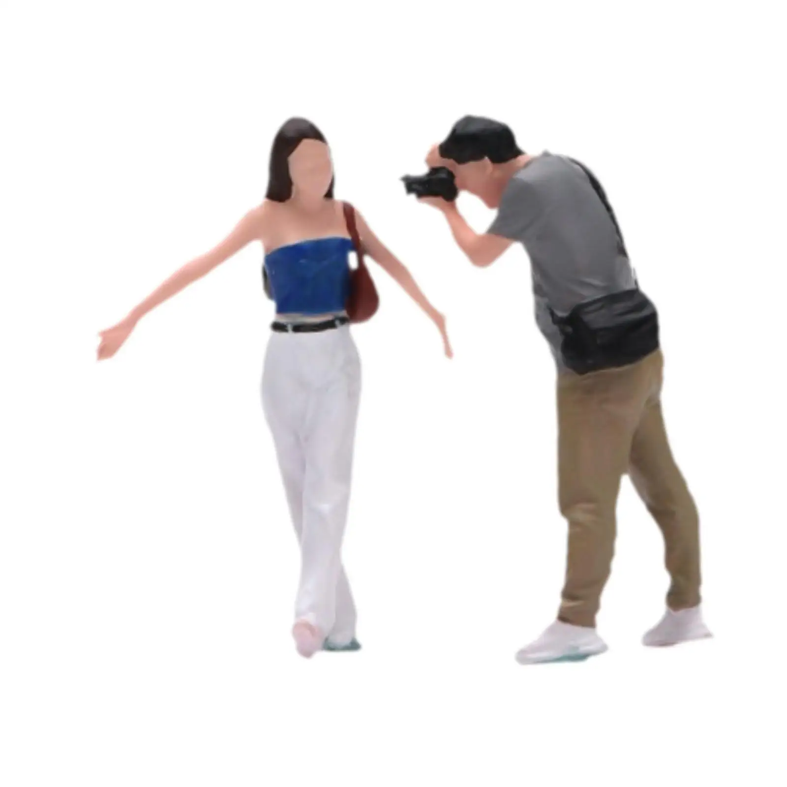 1/64 People Figures Tiny People Model Painted Miniatures Figurines for Movie Props DIY Projects Dioramas Architectural Scenes
