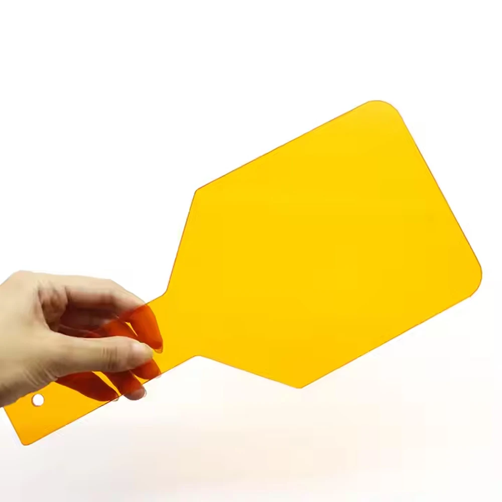 Professional Shading Plastic Board Dental LED Curing Lamp Protector Plastic Plate Handheld Dental Guard Protective Shade Board