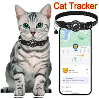 Collar rastreador GPS para gatos, dispositivo reflectante de ubicación para mascotas, buscador de gatitos antipérdida, accesorios de seguimiento impermeable para Collar de gato