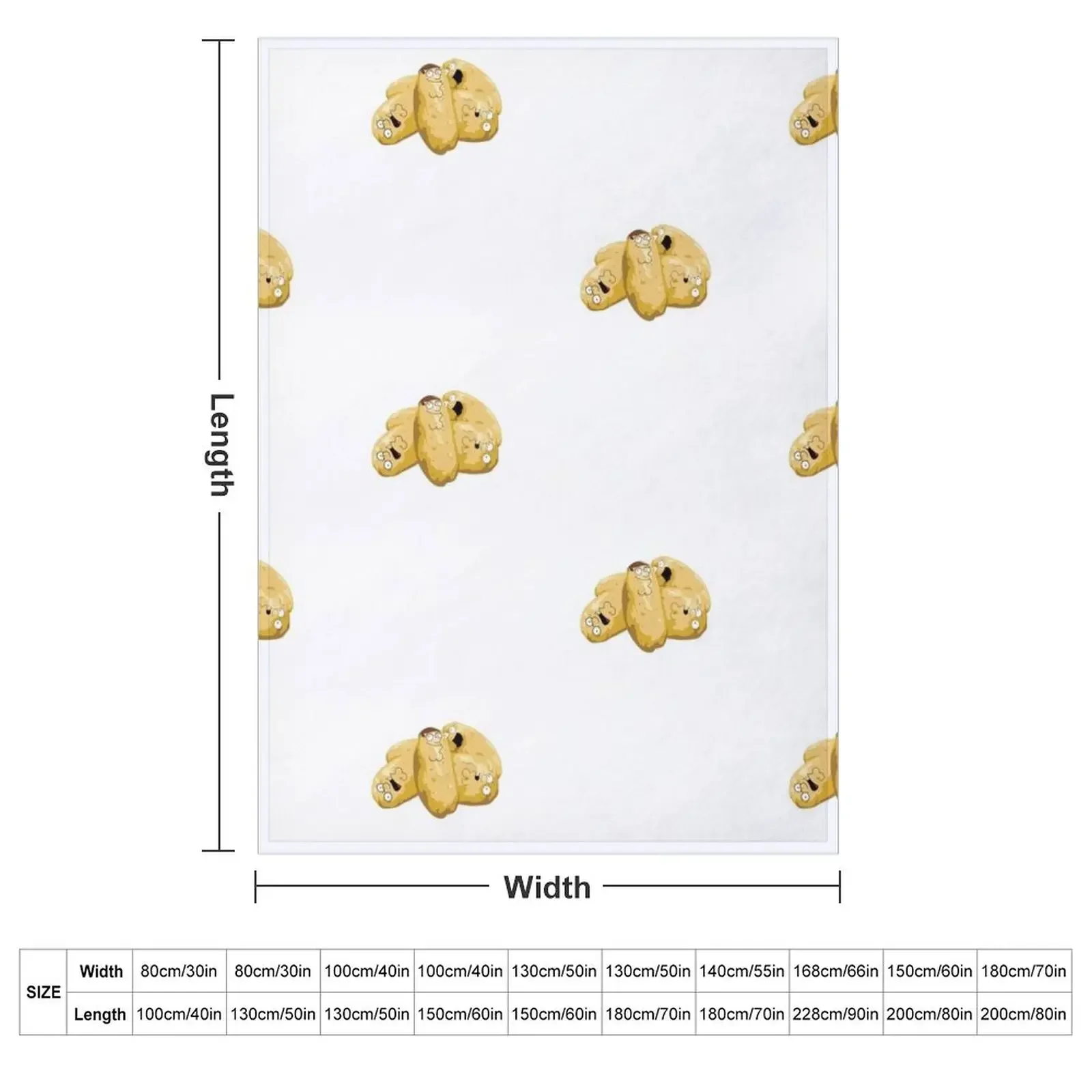 Peter Potatos Throw Blanket