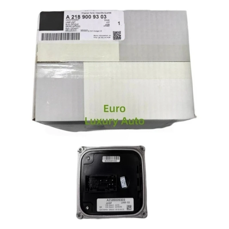 Original Lighting System Control Unit A2189009303 for Mercedes‑Benz CLA C117 1.6 CLA 180, 2.0 CLA 45 AMG 4‑matic