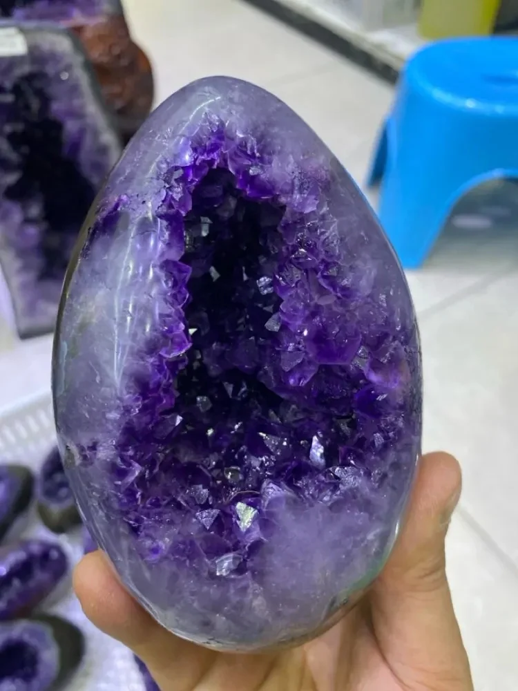 

Natural Amethyst Cave Quartz Cluster Crystal Sample