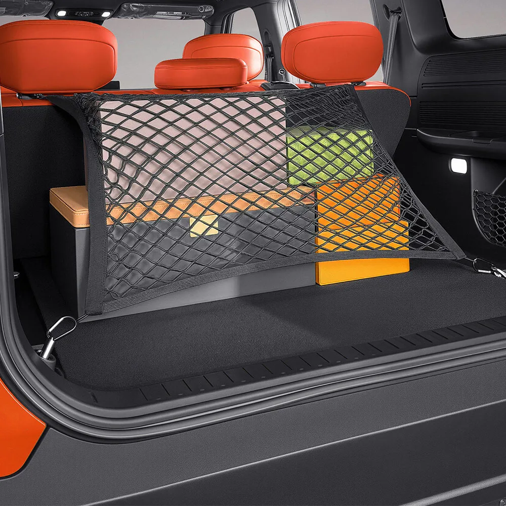 

Фиксированная сетчатая сумка в багажник для Chery iCAR V27: прочная и долговечная эластичная сетка для хранения, аксессуар для тюнинга автомобиля