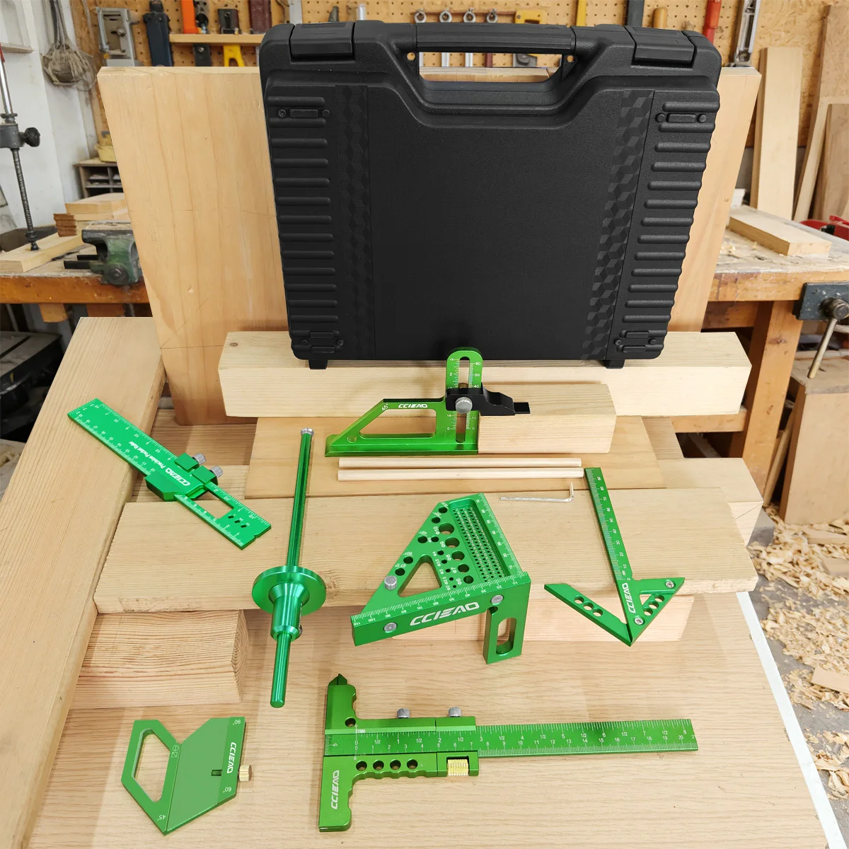 9-piece-set-of-woodworking-marking-and-measuring-tools-woodworking-precision-layout-tools-essential-for-woodworking