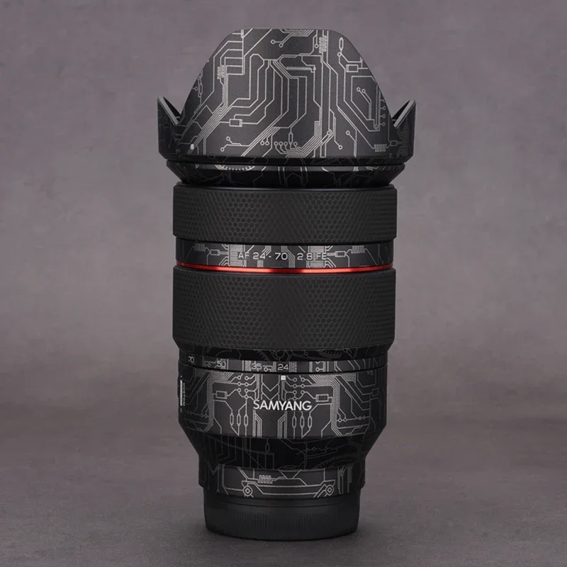For Samyang AF 24-70mm F2.8 FE Decal Skin Vinyl Wrap Film Camera Lens Sticker 24-70/2.8 24-70mm 2.8 F/2.8 AF24-70 For Sony Mount