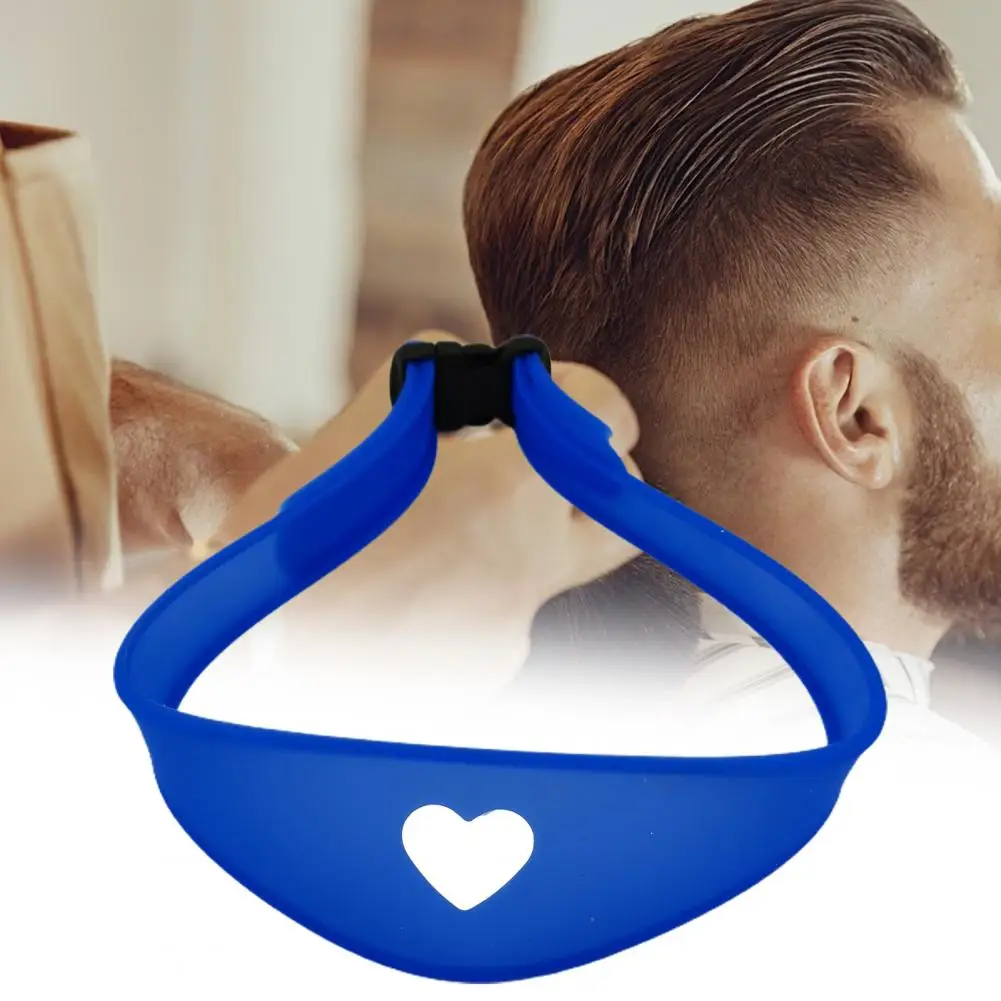 Long Lasting Haircut Band Hollow Love Heart Universal Flexible Hairline Shaping Template Barber Supplies