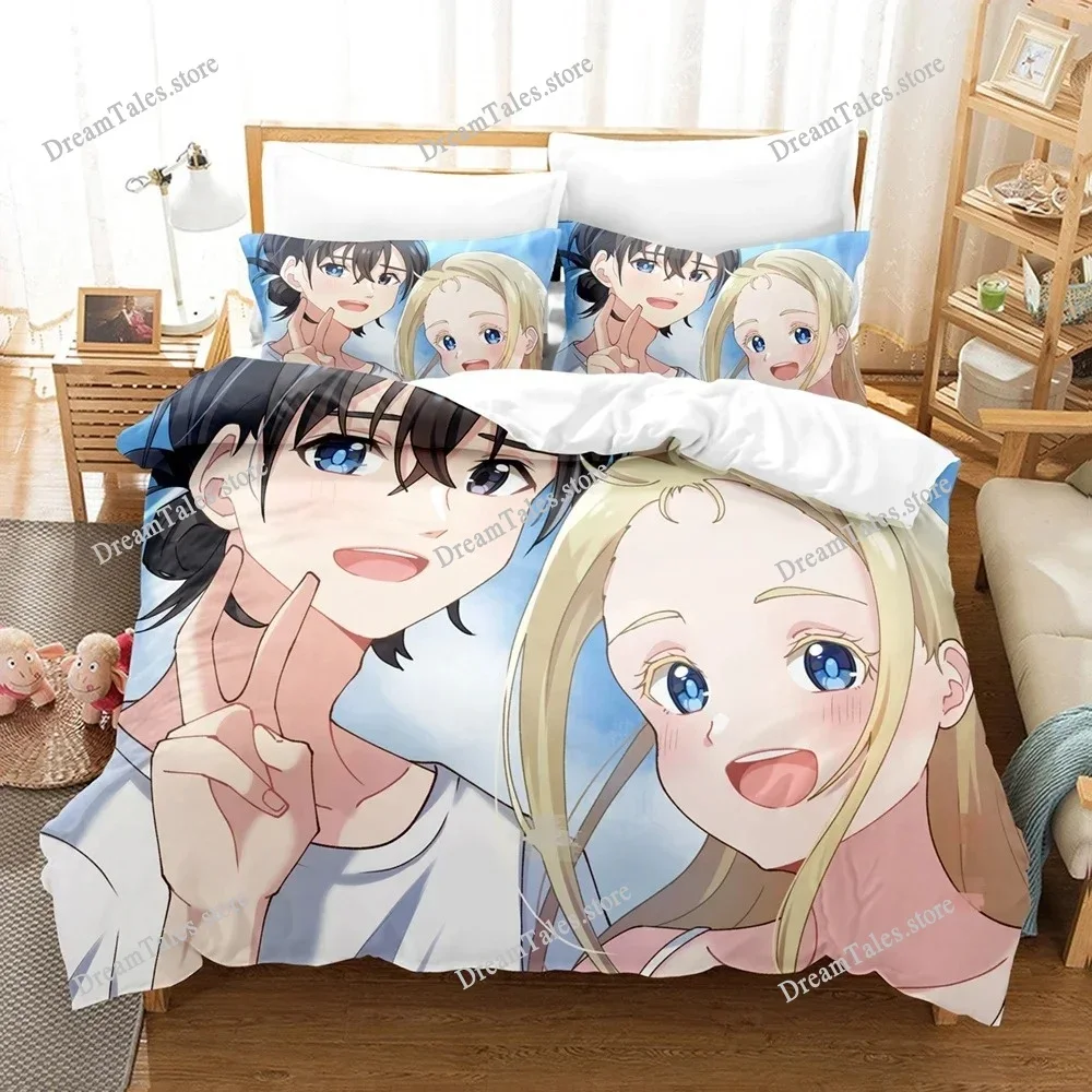 

Summer Time Rendering Ushio Bedding Set Cartoon Anime Set Adult Kid Bedroom Duvet Cover Sets 3D Print Anime Home Textileextile