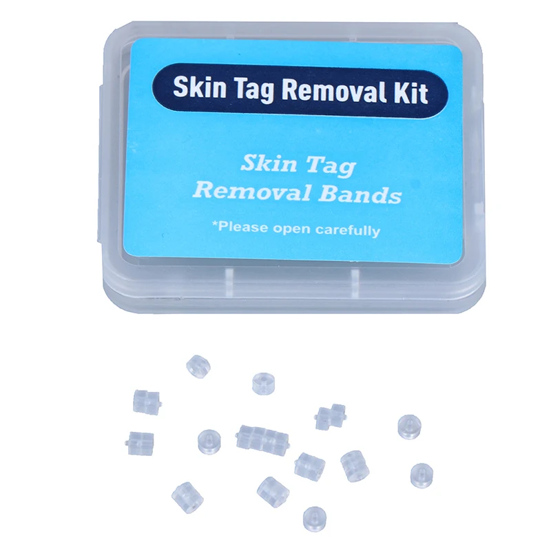 30pcs/pack Skin Tag Removal Rubber Bands Micro Band Non Toxic Face Care Mole Wart Skin Care Tools