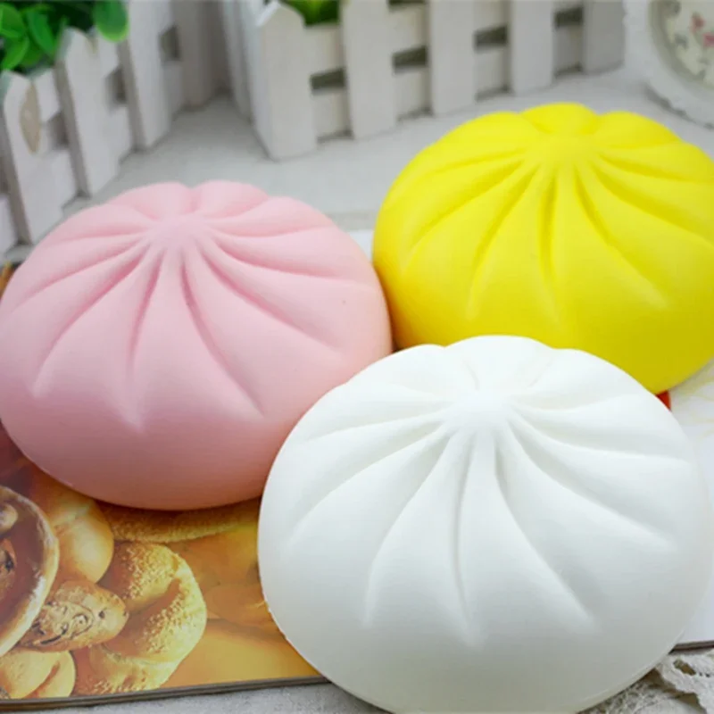 Jumbo Steamed Bun Squishying 15cm Slow Rising Toy Scented Food Collection Decor Toy Gift For Children