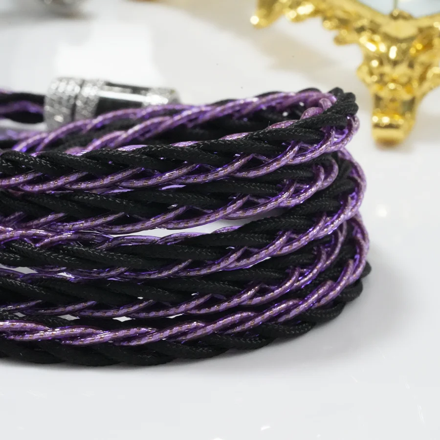 XINHS X20 8-Core Silver Foil+Guhe Copper Hybrid Headphone Upgrade Cable 0.78 2pin/HD650/IE900/KZ-QDC/MMCX，2.5/3.5/4.4mm - Image 2