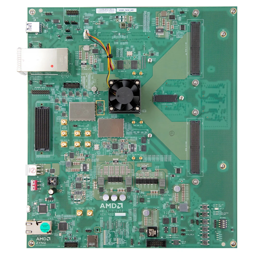 FOR AMD EK-U1-ZCU670-V2-G Zynq UltraScale+ RFSoC DFE ZCU670 FPGA Evaluation Board XCZU67DR 8T8R RF 4GB DDR4 5G NR promo
