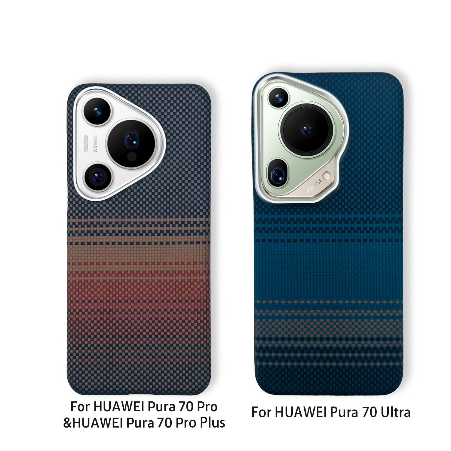 Real Pure Carbon Fiber Case Lightweight Aramid fiber cover for HUAWEI Pura 70 Pro Plus Ultra Case Ultra Thin Compatible MagSafe