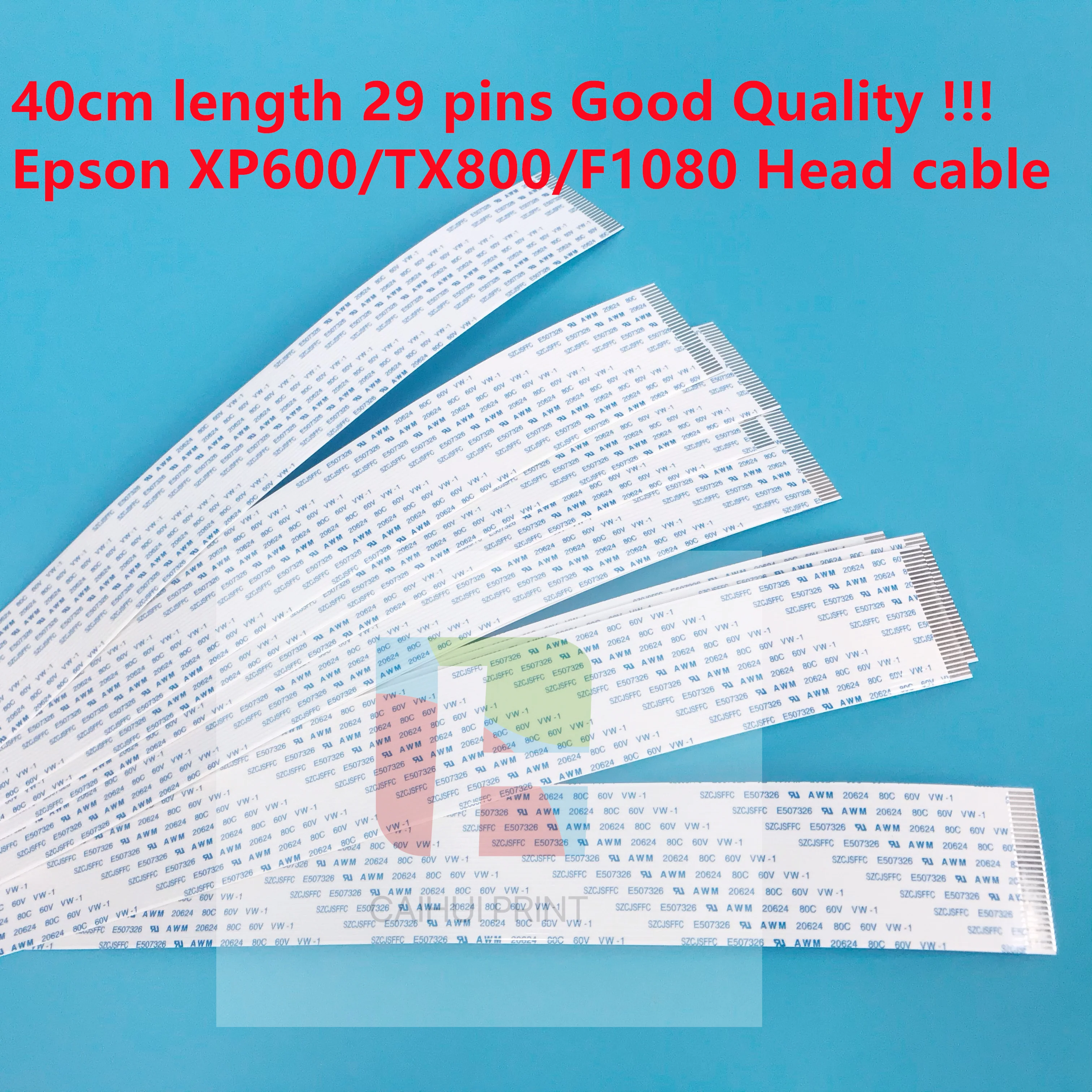 29 Pins 40CM Print Head Cable For Epson XP600 TX800  F1080 Solvent UV flatbed printer DX10 printhead flat data cable