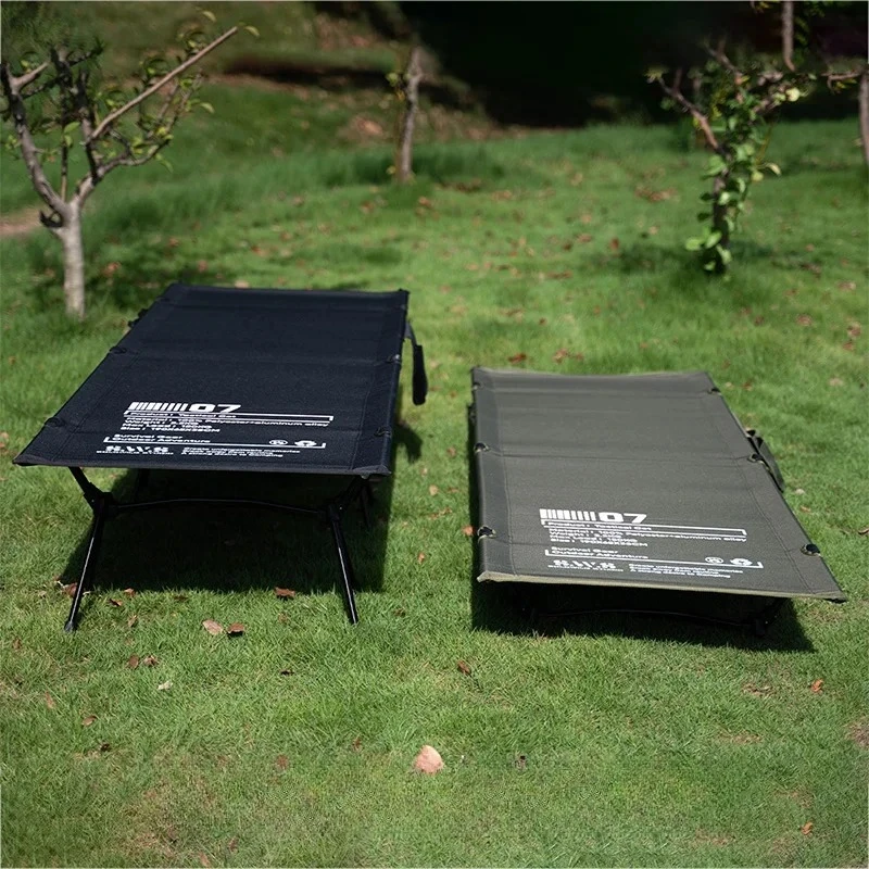 Camping Marching Bed Outdoor Folding Ultralight Bed Waterproof Portable Lightweight Office Nap Bed With Storage Bag