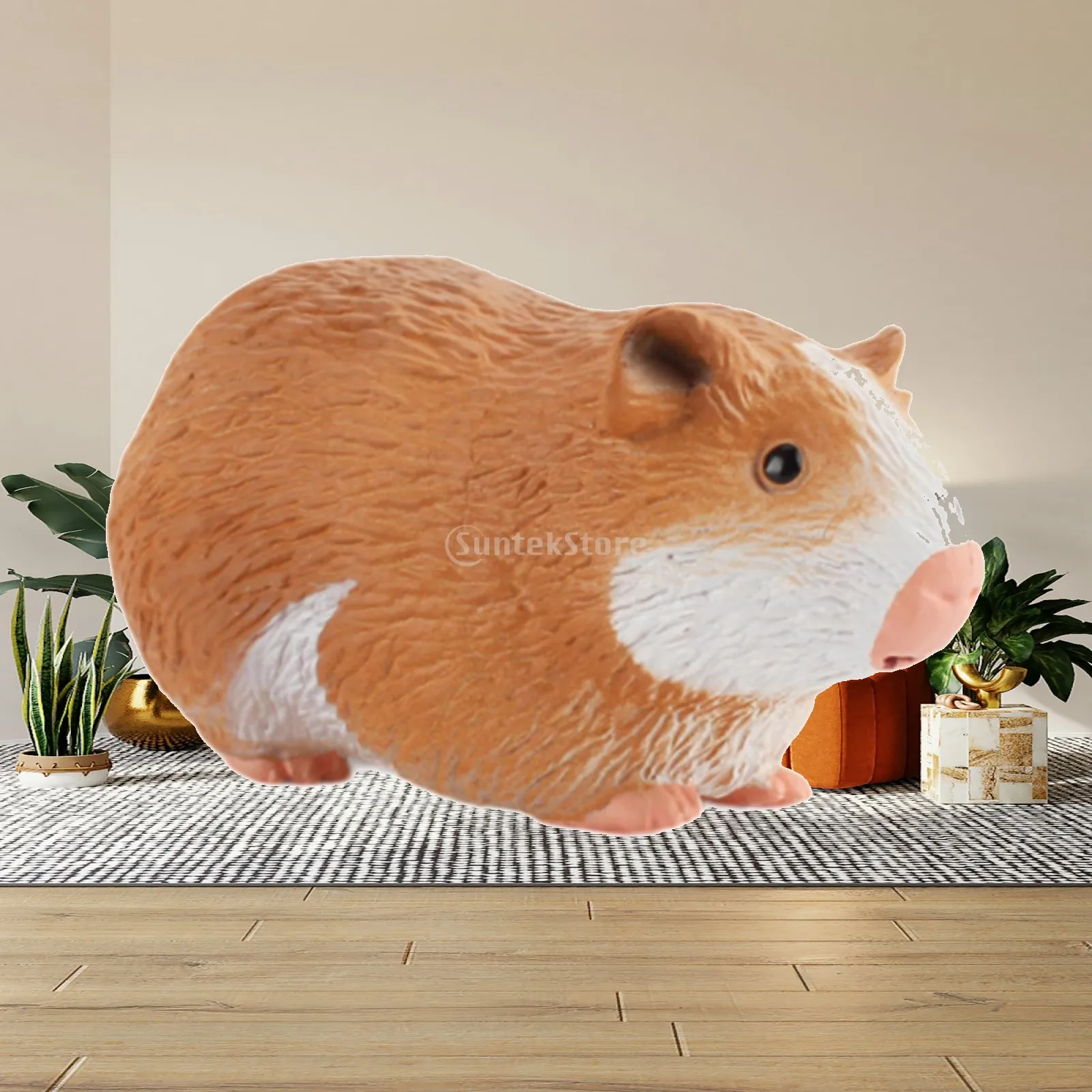 Hand Painted Animal Sculpture Realistic PVC Figurine for Kids Birthday Gift Cake Topper Desktop Decor