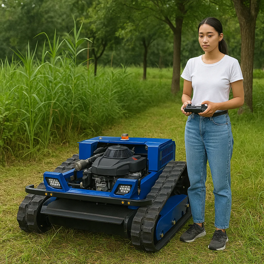 

Индивидуальный самоходный робот-газонокосилка из вкуса - пульт дистанционного управления шириной кошения 550 мм для фермерского сада, двора