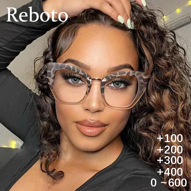 Rote Lesebrille im Cat-Eye-Design mit Blaulichtfilter, Transparenter Brillenrahmen, Übergroße Computerbrille – Detail 3