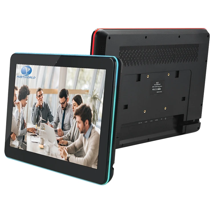 Tablet Android 13.3 Inci 14 Inci Layar Sentuh Ips Tablet Pc Nfc Poe Pemasangan Dinding Tablet Android 11