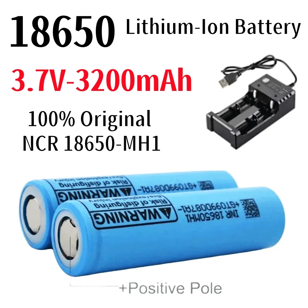 18650 mh1 3.7V 3200mAh Li-ion battery for our 18650 30A toy tool flashlight battery+charger
