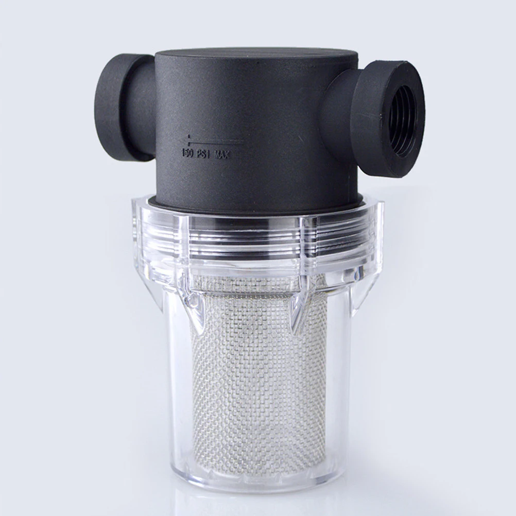 

Garden Hose Water Filter Attachment High-Pressure 25 PVC Pipe 40 Mesh Filter Prevent Debris for Pressure Washer and Garden Use