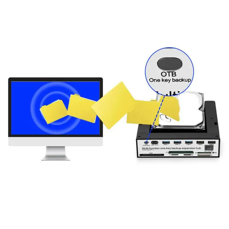 Panel frontal de PC, USB Hub Audio, transferencia de datos SD/Mmc/CF/MS/TF/ M2, 5gbps