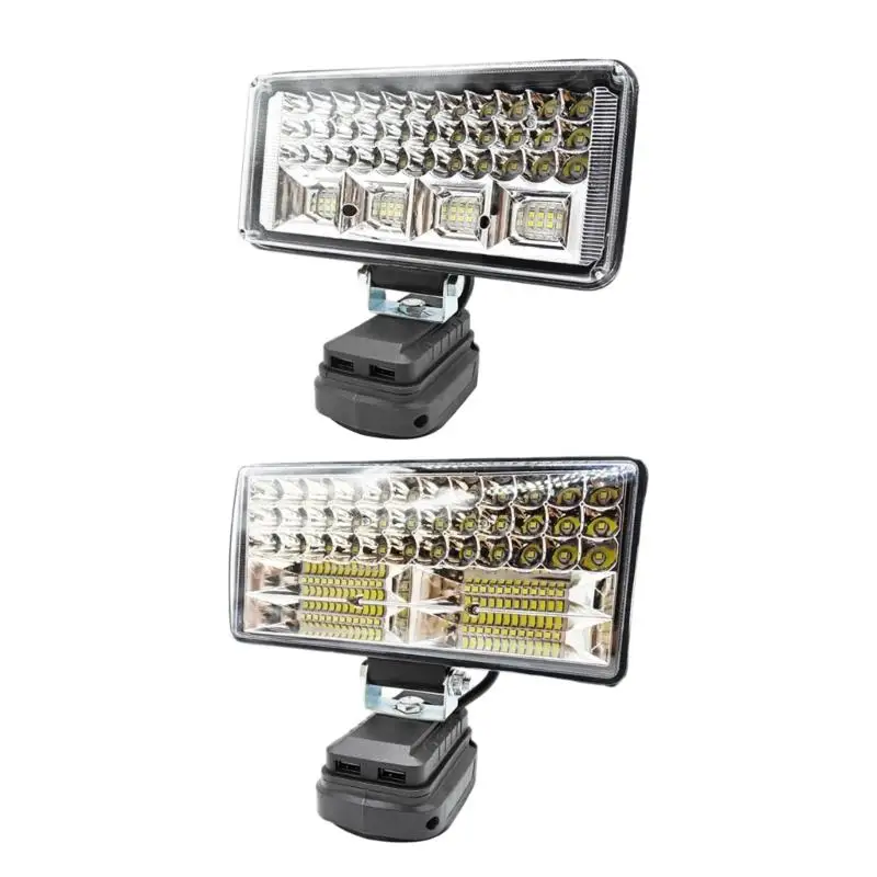 Portable LED Work Light MultiFunction LED Flashlights With Rotatable Head and Fast Charging For Outdoor Activity D2RD